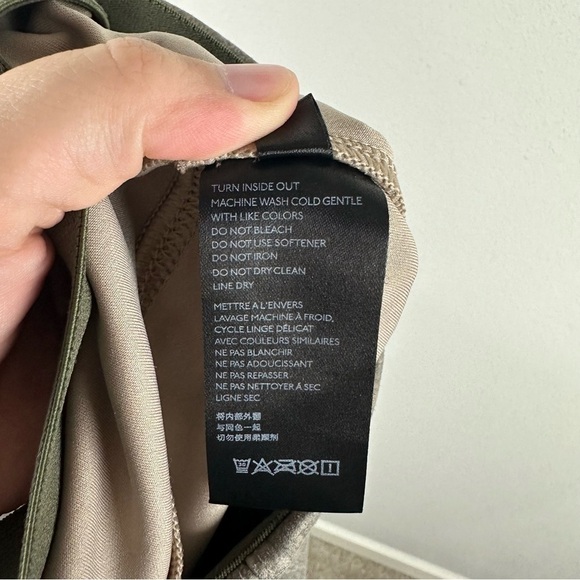 Anthropologie Green Gray Snake Print Pull On Skinny Zip Ankle Pants Size 27 - Picture 6 of 7